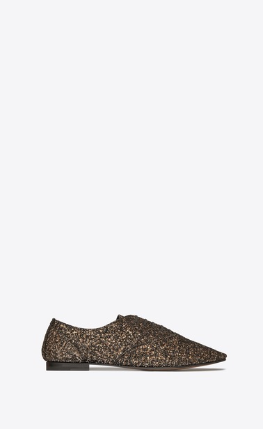 RIVE GAUCHE Richelieu en glitter